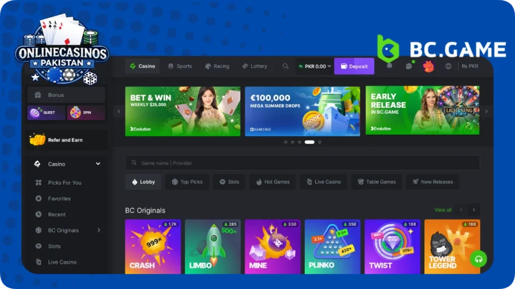 bc.game casino review