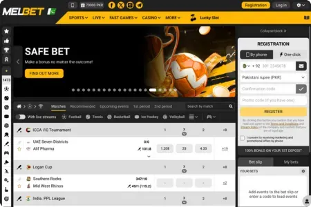 3$ deposit casino MelBet Pakistan